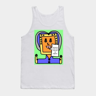 Just as Original Doodle Box Boy Tank Top